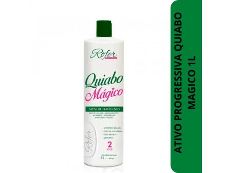 Imagem de Gloss Progressiva Quiabo Magico Rofer 1L Liso Espelhado