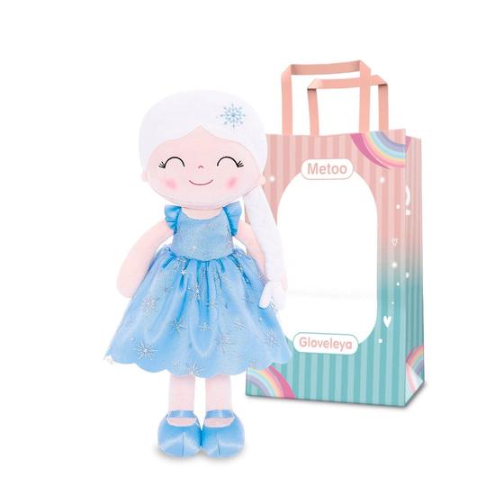 Imagem de Gloveleya - boneca 40cm princesa encantada - elsa com sacola