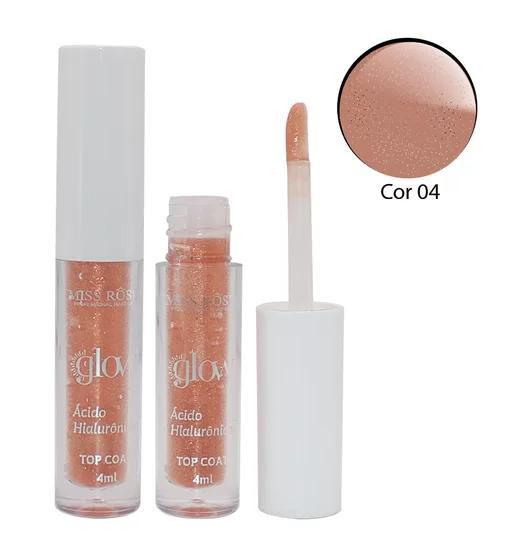Imagem de Glow Labial Ácido Hialurônico Top Coat 4ml Miss COR 4