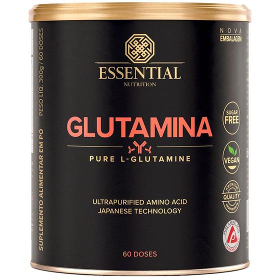 Imagem de Glutamina 100% Pura - Lata 300g - Essential Nutrition