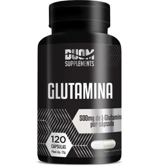 Imagem de Glutamina 500mg - Suplemento 120 Cápsulas - Duom