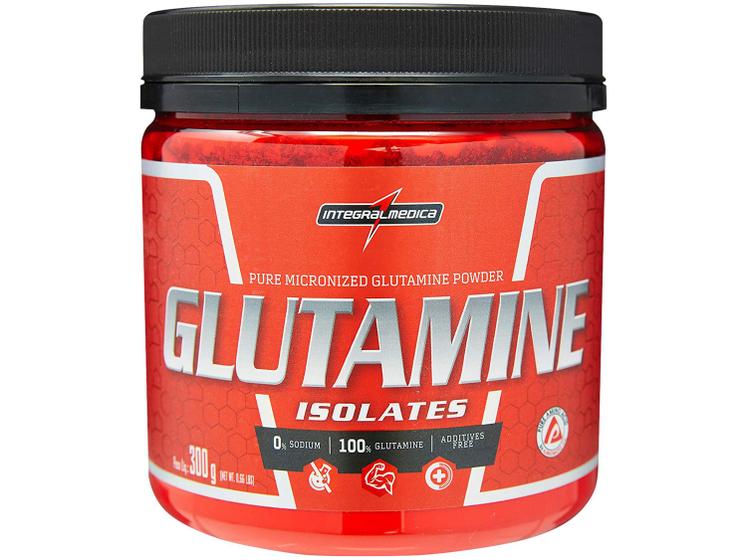 Glutamina Integralmédica Isolates em Pó 300g Menor preço em Glutamina Integralmédica Isolates em Pó 300g