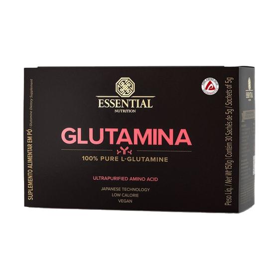 Imagem de Glutamina Sabor Neutro CX/30 Sachês Essential Nutrition