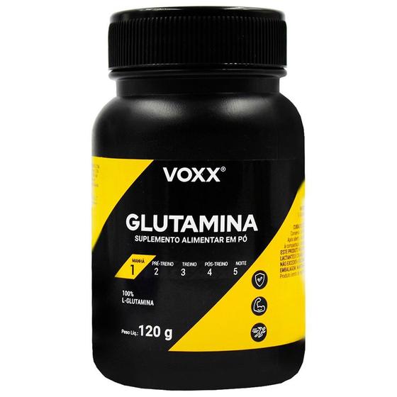 Glutamina Suplemento alimentar Em Pó 120g Aminoácido 100% puro voxx - Cimed  - Glutamina - Magazine Luiza