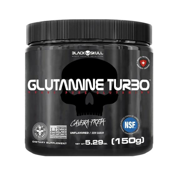 Imagem de Glutamina Turbo 150g - Black Skull