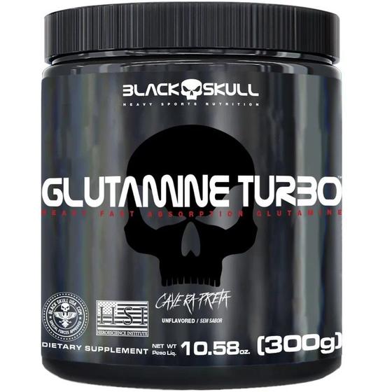 Imagem de Glutamina Turbo 300g - Black Skull