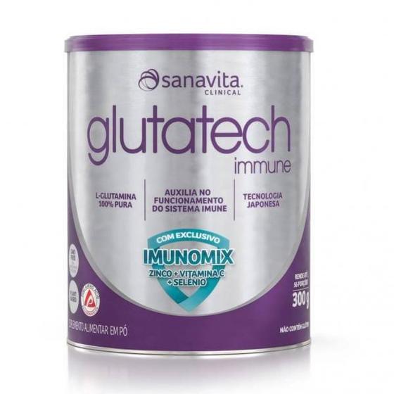 Imagem de Glutatech Immune Glutamina 300G Sanavita