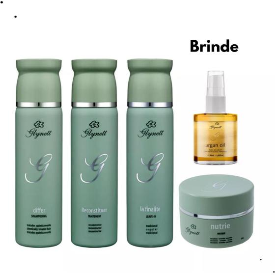 Imagem de Glynett Tratamento Regular 04 Produtos