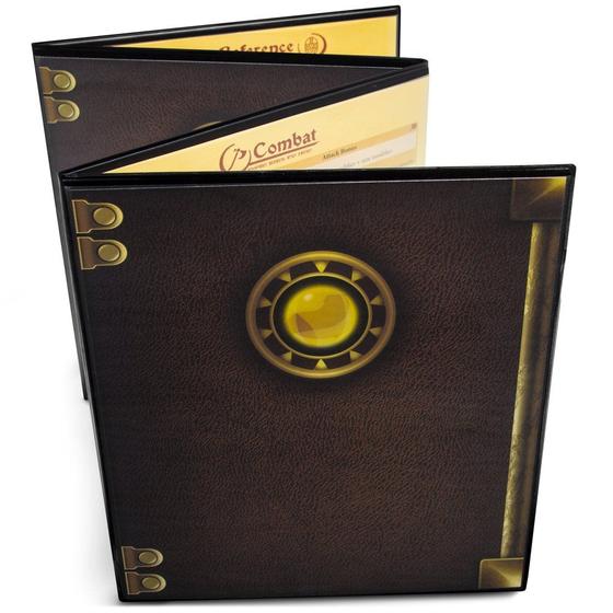 Imagem de GM Screen Stratagem The Master's Tome - Biombo de 4 Painéis com Inserções Pretas