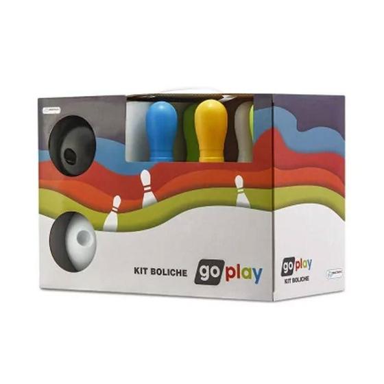 Imagem de Go Play Kit Boliche Com 6 Pinos Multikids - Br946