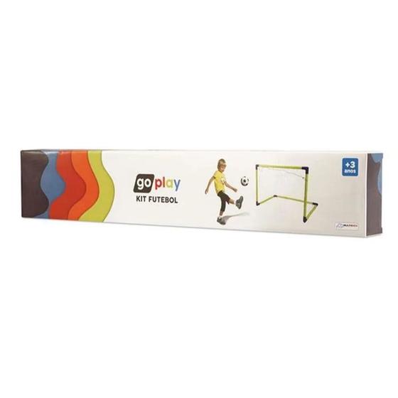 Imagem de Go Play Kit Futebol com Bola Trave de Gol e Bomba Multikids - BR952