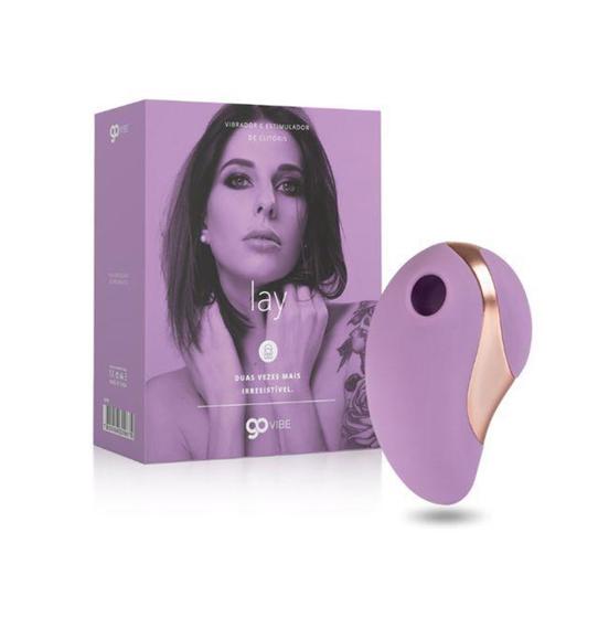 Imagem de Go Vibe Lay Vibrador e Estimulador Sugador Clitóris A Sós