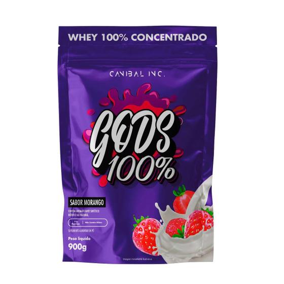 Imagem de Gods 100% Whey Concentrado Refil 900g - Canibal Inc