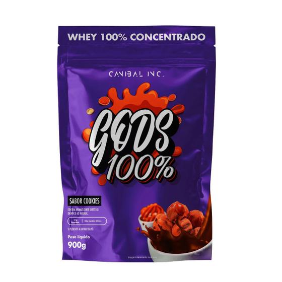 Imagem de Gods 100% Whey Concentrado Refil 900g - Canibal Inc