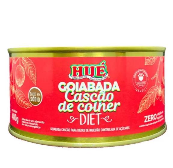 Imagem de Goiabada Cascão de Colher Diet Hué 400 g