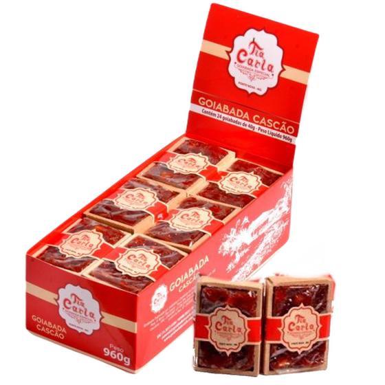 Imagem de Goiabada Cascão Tia Carla Display 24x40g