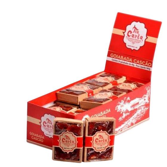Imagem de Goiabada Cascão Tia Carla Display 24X40G