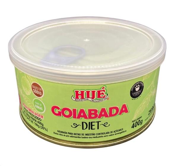 Imagem de Goiabada Diet de Corte Zero Glúten Vegana Hué 400g