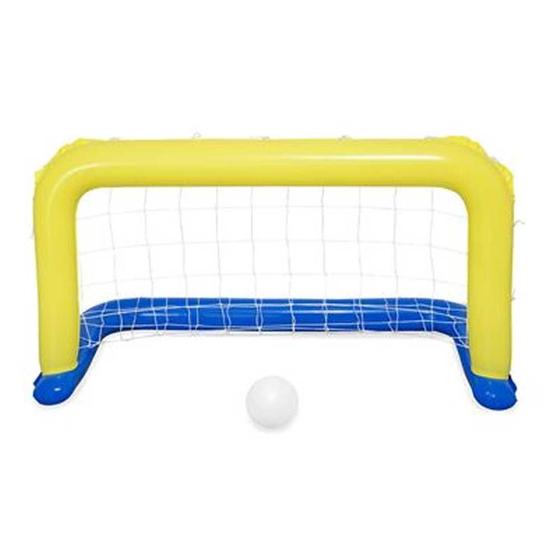 Imagem de Gol Trave Futebol Polo Inflável Bola Piscina Grama 1,42X076M - Bestway 52123