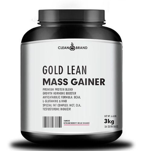 Imagem de GOLD LEAN MASS GAINER HIPERCALÓRICO 3KG - 100 Doses - CLEANBRAND