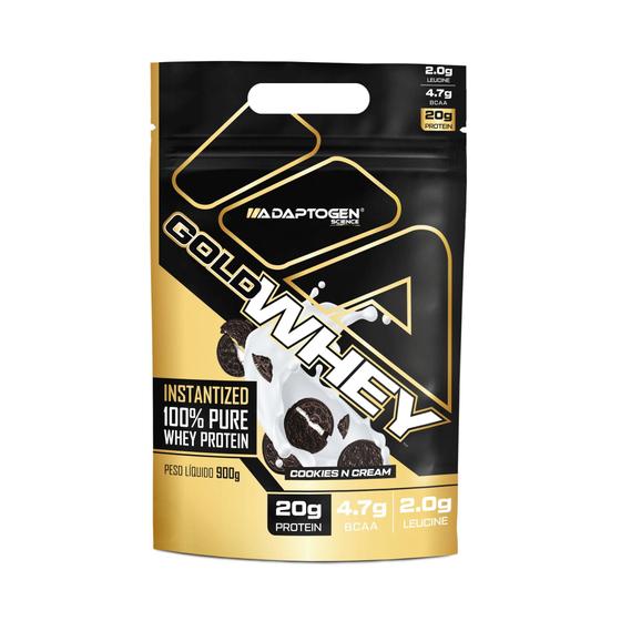 Imagem de Gold Whey 100% - Refil 900g - Adaptogen - Cookies