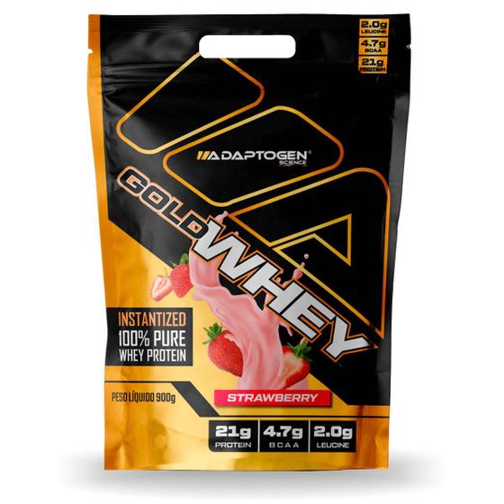 Imagem de Gold Whey Protein Adaptogen 100% Concentrado Gourmet 900g RF