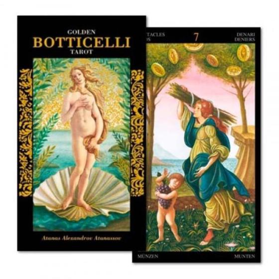 Imagem de Golden botticelli tarot - LO SCARABEO