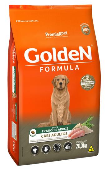 Imagem de GoldeN Formula Cães Adultos Frango & Arroz 20 kg