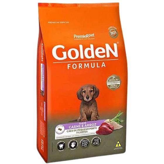 Imagem de Golden Formula Caes Filhotes Carne Mini 3 Kg