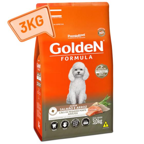 Imagem de Golden Formula Cães Mini Bits Adultos 3kg Salmão & Arroz