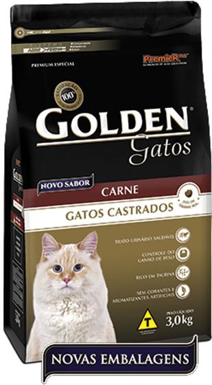 Imagem de Golden gato castrado carne 10 kg