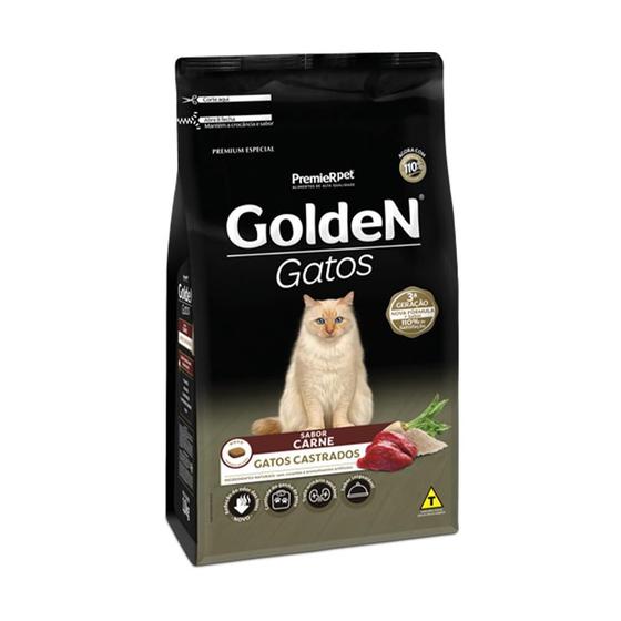 Imagem de Golden gatos adultos castrados carne 3kg