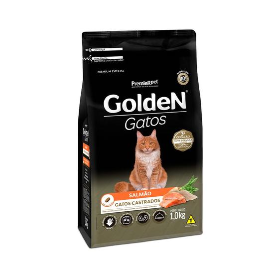 Imagem de Golden gatos adultos castrados salmao 1,0 kg