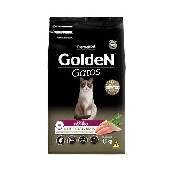 Imagem de Golden gatos castrados frango 3kg