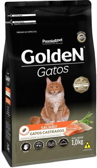 Imagem de Golden gatos  castrados salmao 10kg