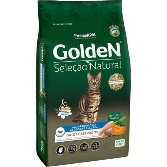 Imagem de Golden selecao natural gatos ad castrado abobora 1 kg