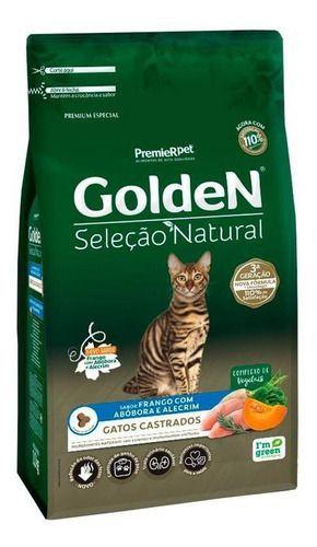 Imagem de GoldeN Seleção Natural Gatos Castrados Frango com Abóbora & Alecrim 3 kg