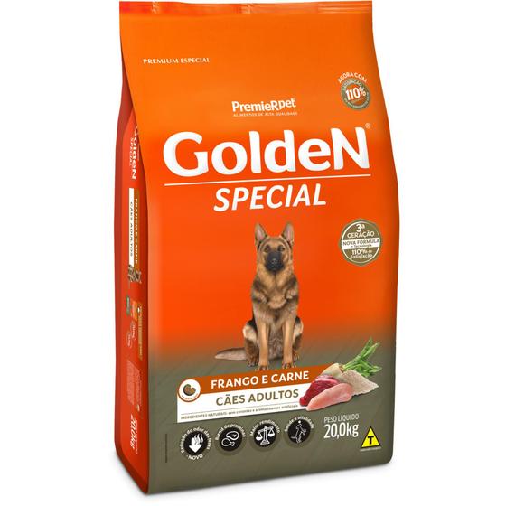 Imagem de Golden special cães adultos frango e carne 20kg