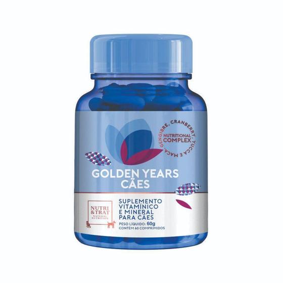 Golden Years Suplemento Vitamínico para cães 60 comprimidos - Centagro Menor preço em Golden Years Suplemento Vitamínico para cães 60 comprimidos - Centagro