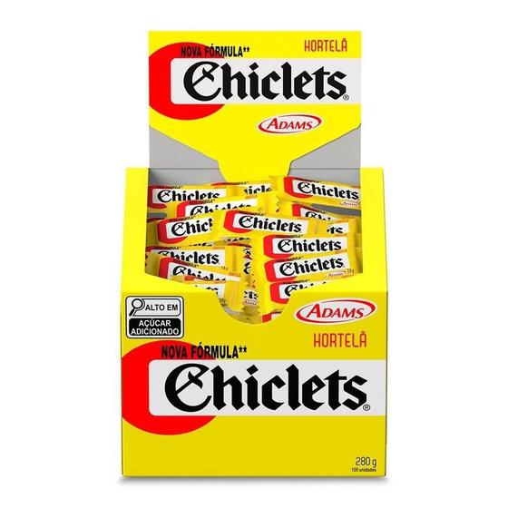 Goma de Mascar Chiclets Hortelã 2,8g Display 100 Unidades é boa?
