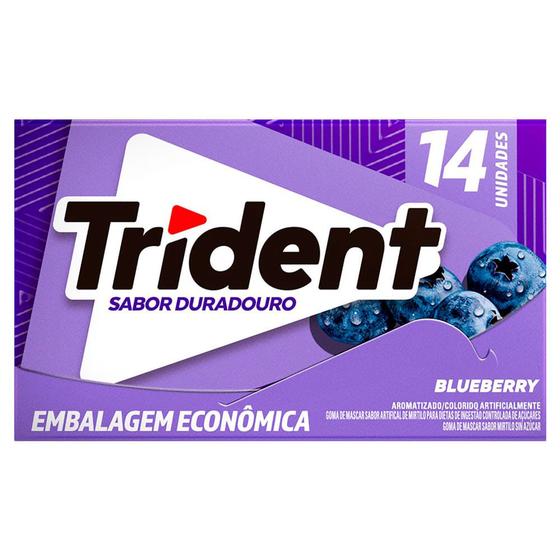 Imagem de Goma de Mascar Trident Blueberry 14 Unidades