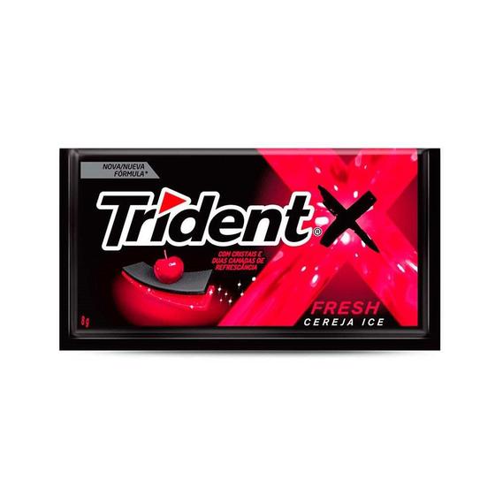 Imagem de Goma de Mascar Trident Cereja Fresh 8g Display com 21 Unidades