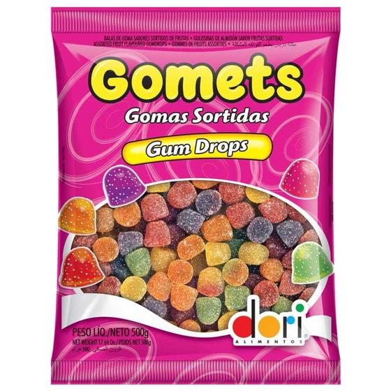 Imagem de Goma Gomets Gum Drops 500g Dori - Aluá festas