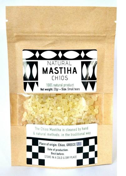 Goma Mastiha de Chios Natural 20 g, pequenas gotas - Chios gum Mastic