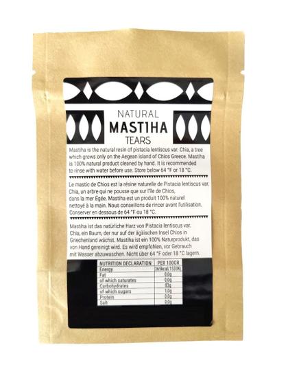 Goma Mastiha de Chios Natural 20 g, pequenas gotas - Chios gum Mastic
