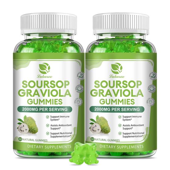 Imagem de Gomas de Graviola Lukaree (2 Unidades) - 2000mg com Vitamina C