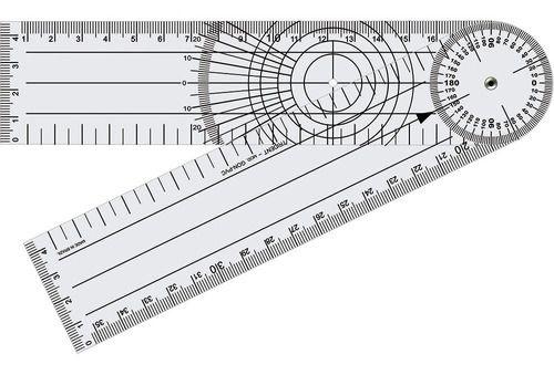Imagem de Goniômetro Grande Trident Articulação - 35 Cm Pvc
