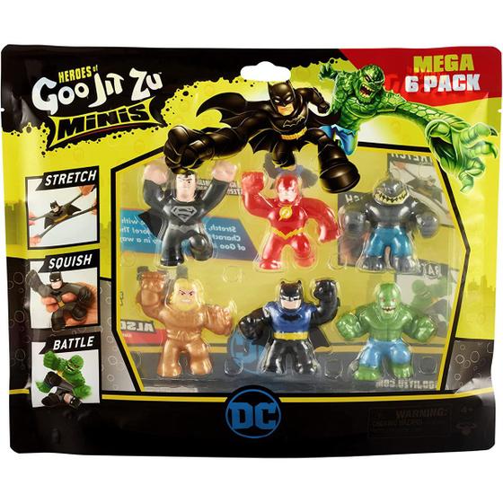 Imagem de Goo Jit Zu - Pack com 6 Bonecos Elásticos de 6cm da DC