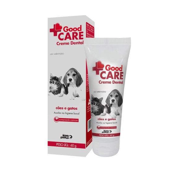 Imagem de Good Care Creme Dental para Cães e Gatos 60g Mundo animal