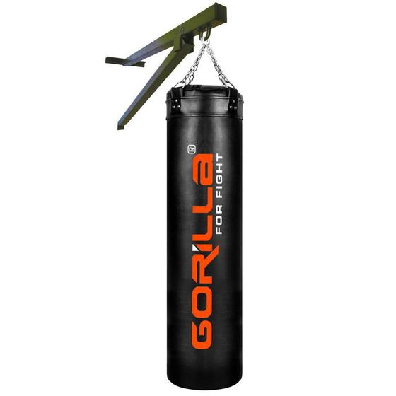 Gorilla Saco De Pancada Profissional Reforçado 180 cm + Suporte De Parede Muay Thai Boxe Treino Menor preço em Gorilla Saco De Pancada Profissional Reforçado 180 cm + Suporte De Parede Muay Thai Boxe Treino